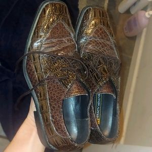 Stacy Adam's Alligator skin dress shoes